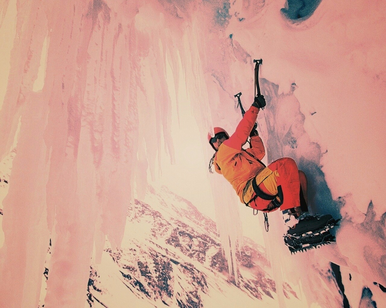 Альпинист обои