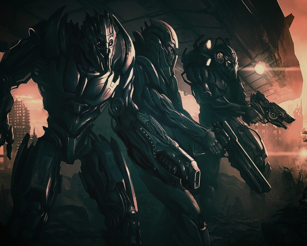 Нападение на землю обои