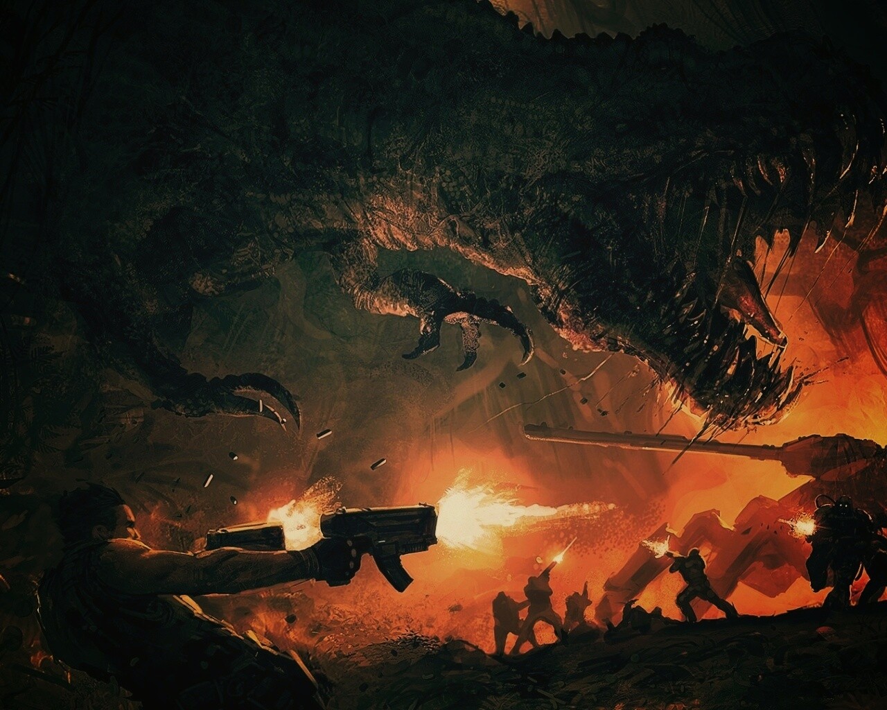 Динозавр обои