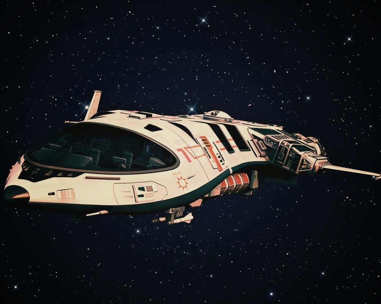 Космический корабль обои