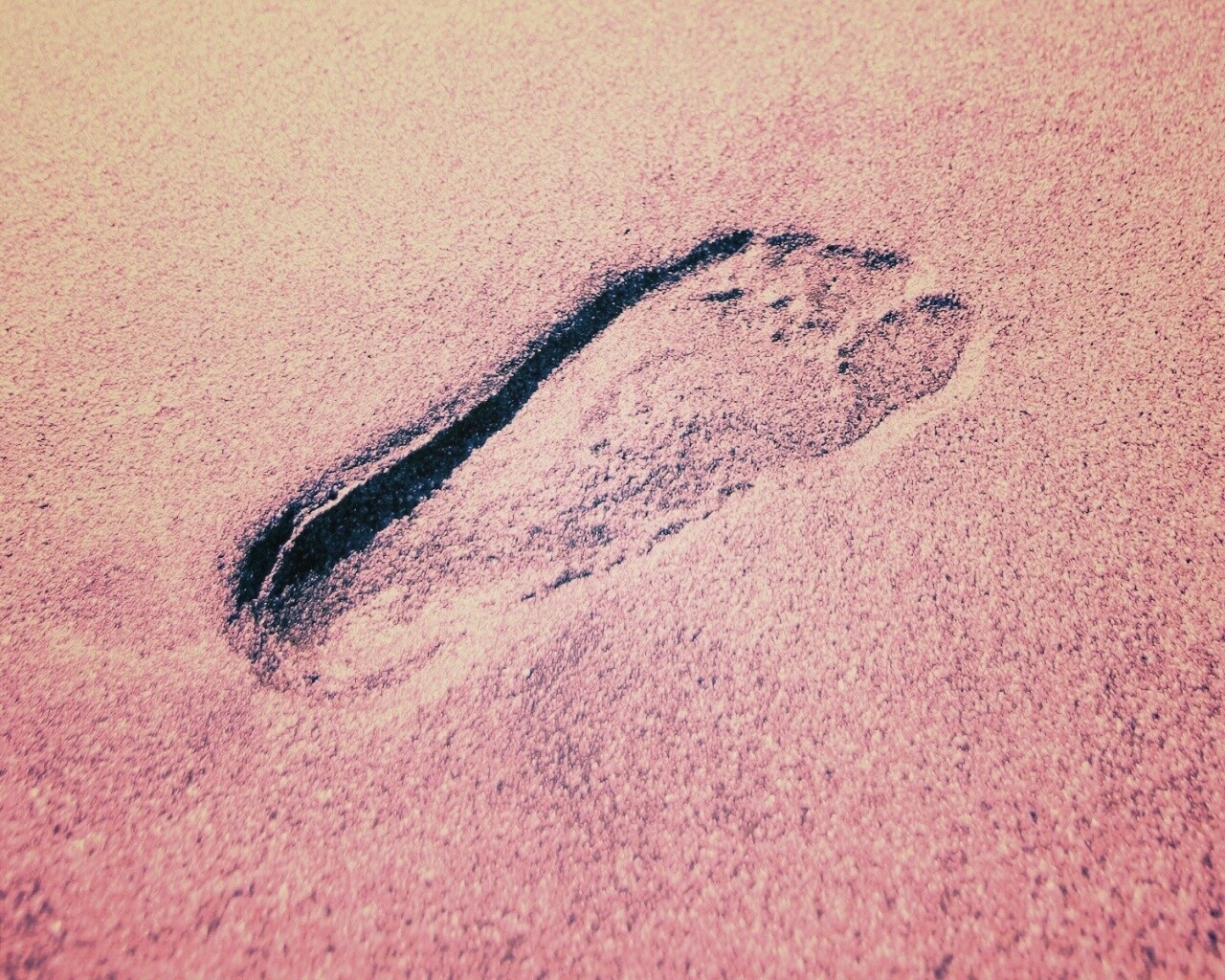 Отпечаток ноги обои