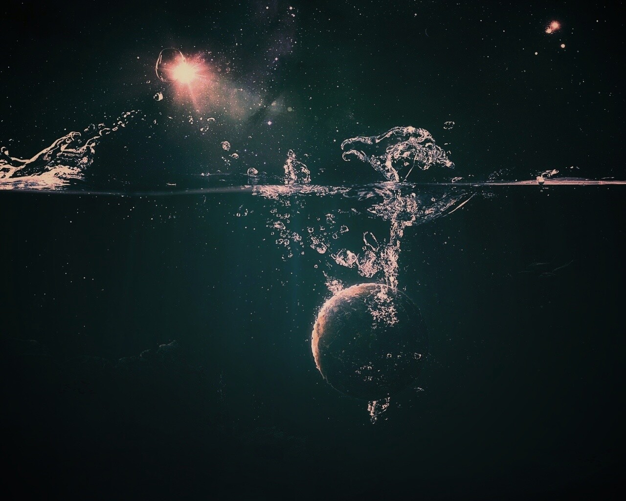 Падение земли обои