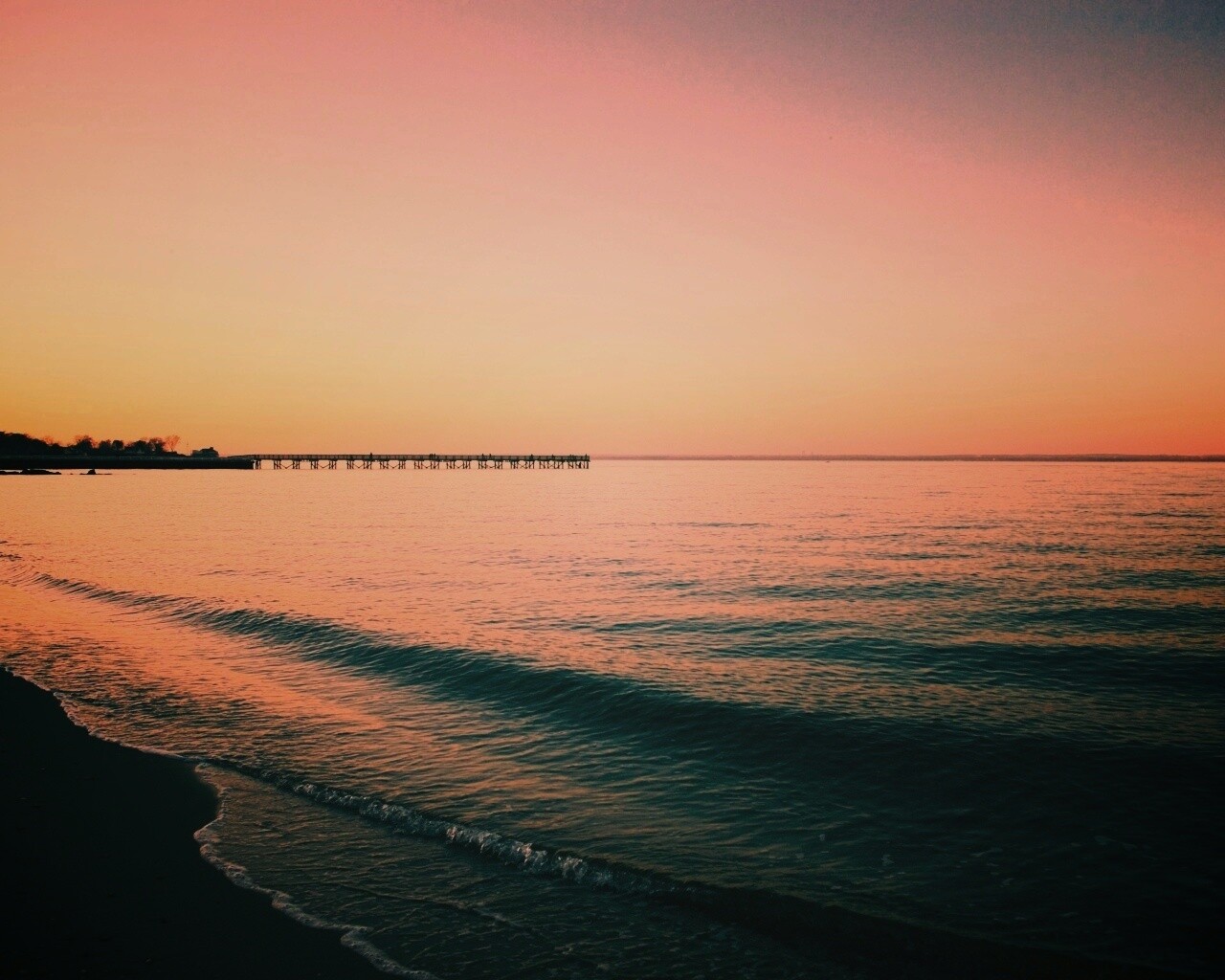 Причал обои