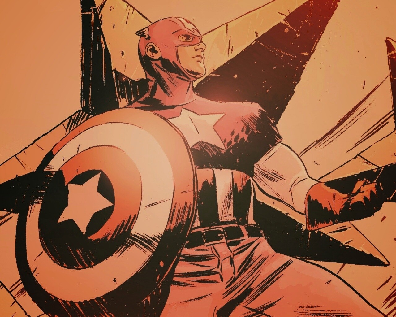 Капитан Америка обои