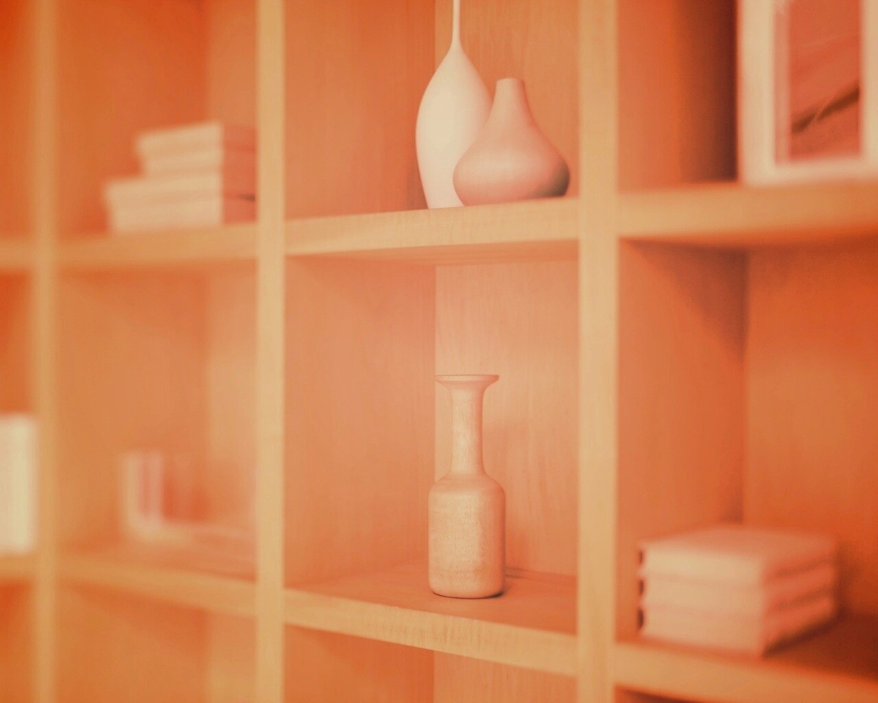 Вазы и книги обои