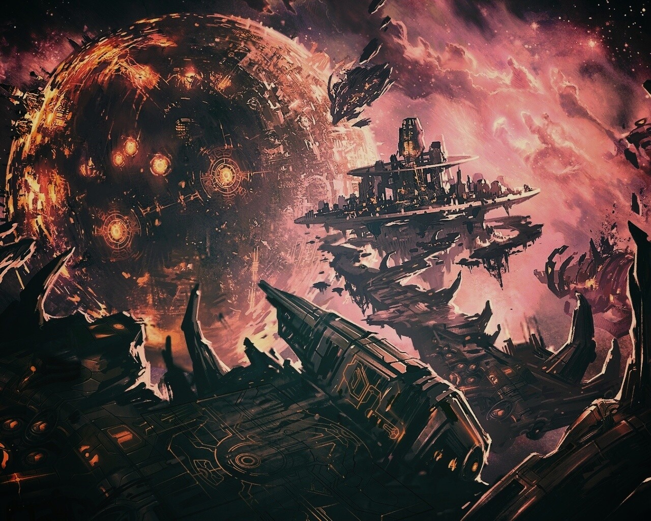 Фантастический пейзаж обои