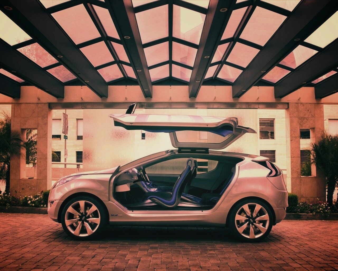 Автомобиль самолёт обои