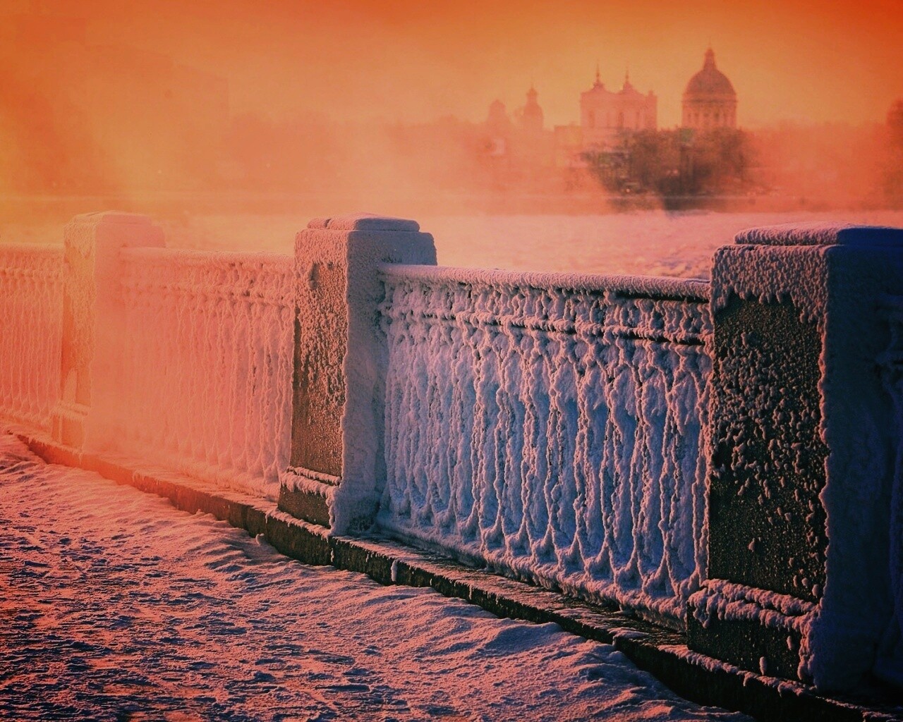 Набережная Невы обои