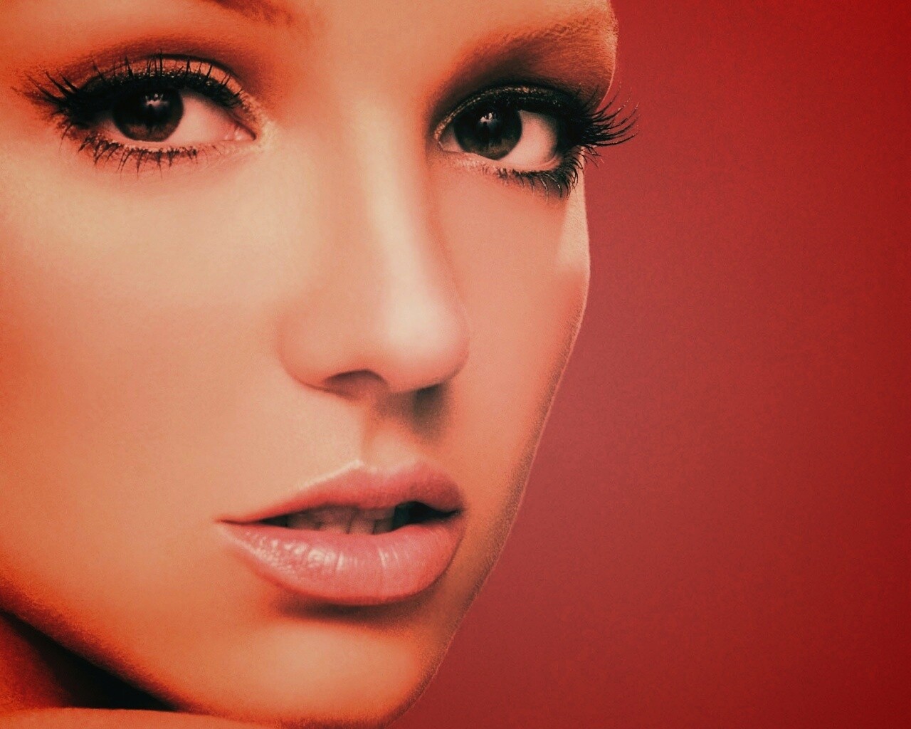 Лицо Бритни обои