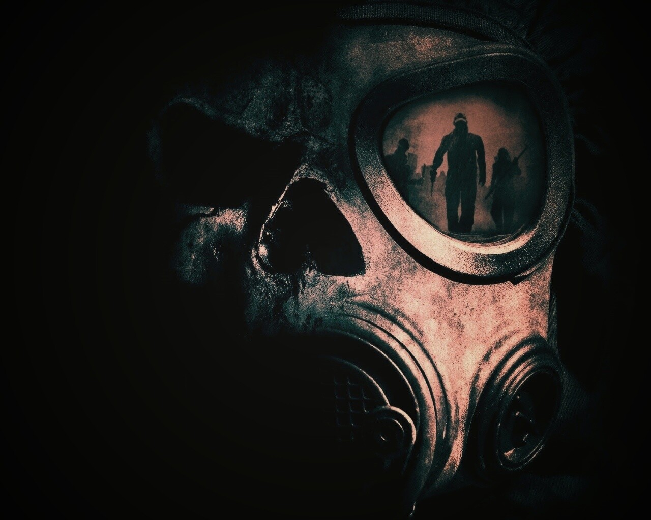 Зловещая маска обои