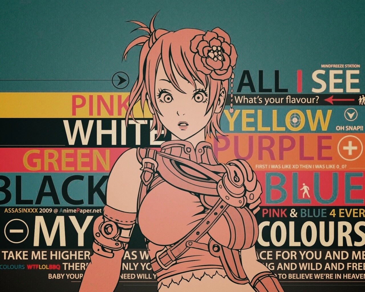 Раскрась её обои