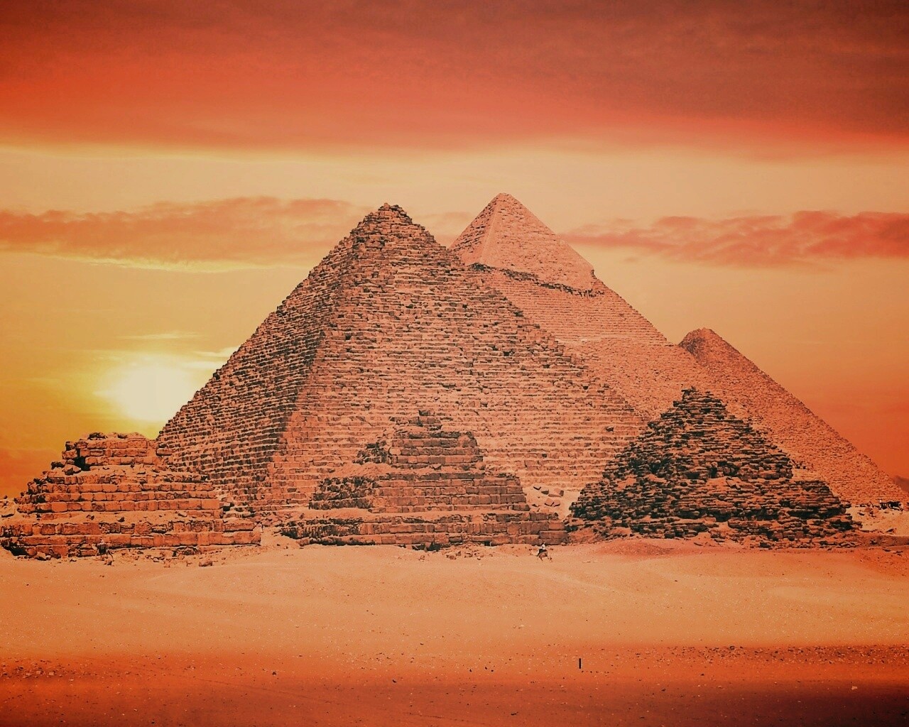 Великие пирамиды в Гизе обои