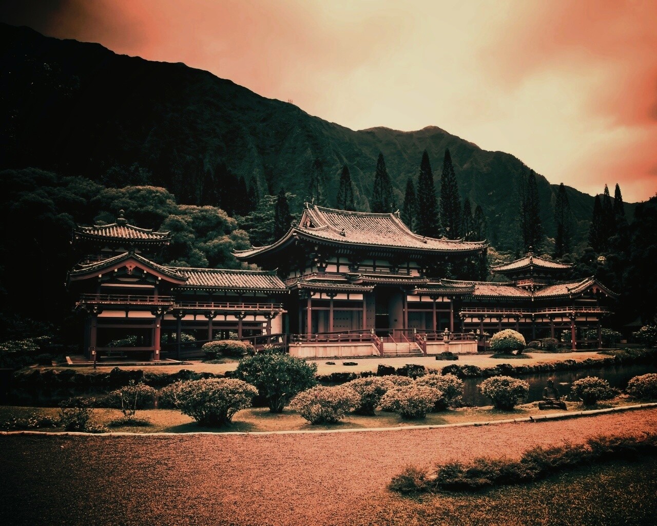 Буддийский храм обои