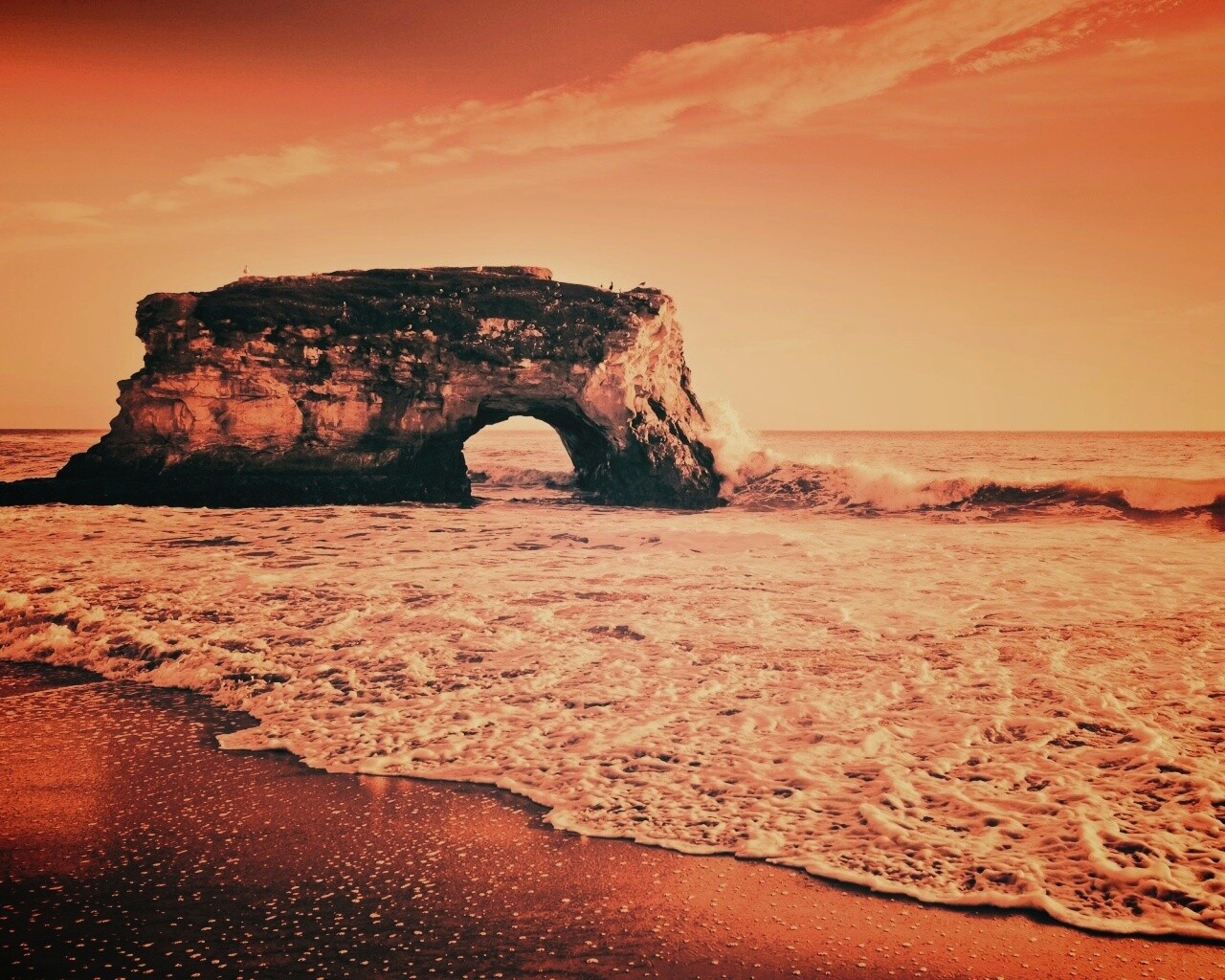 Природный мост обои