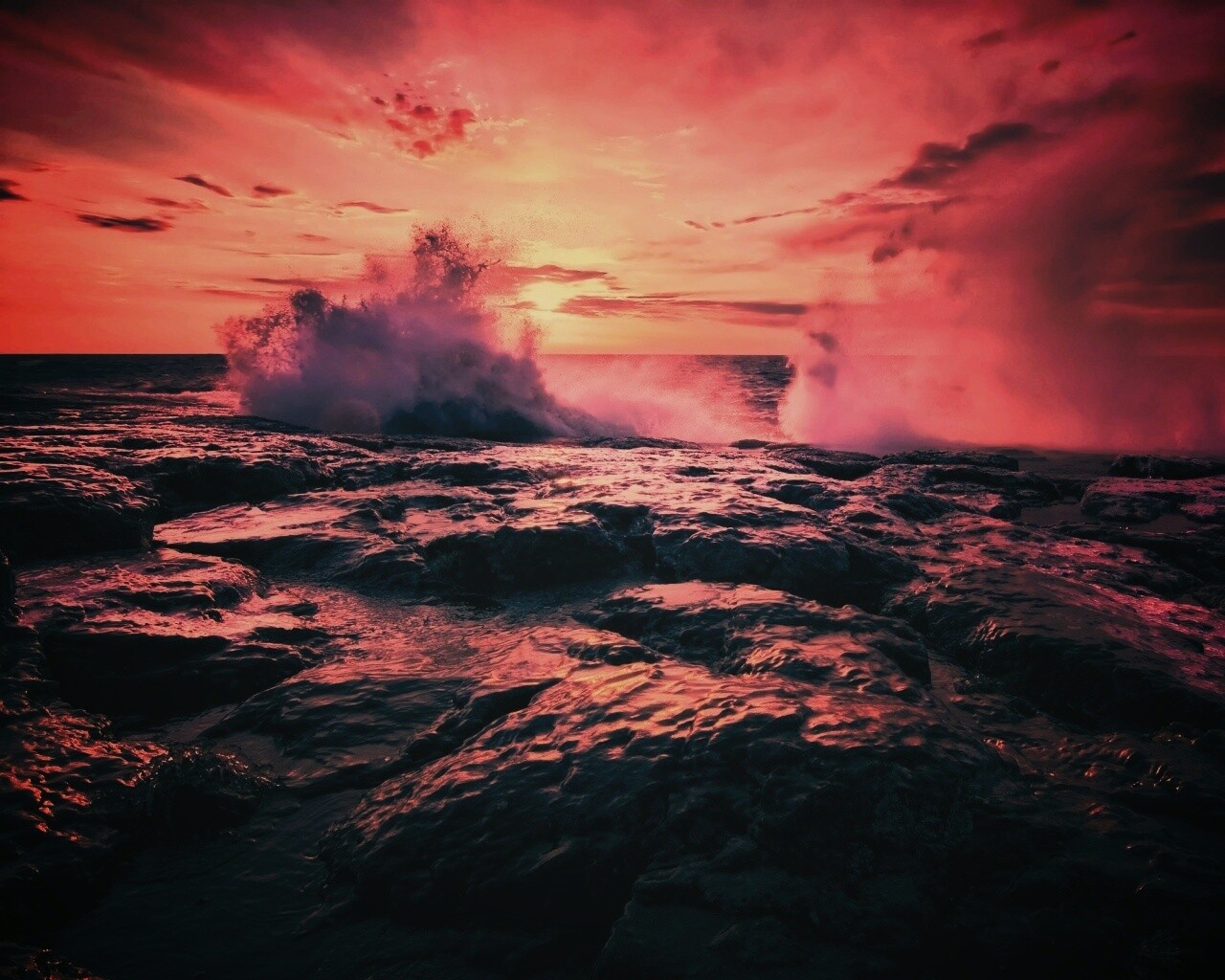 Потрясающие волны обои