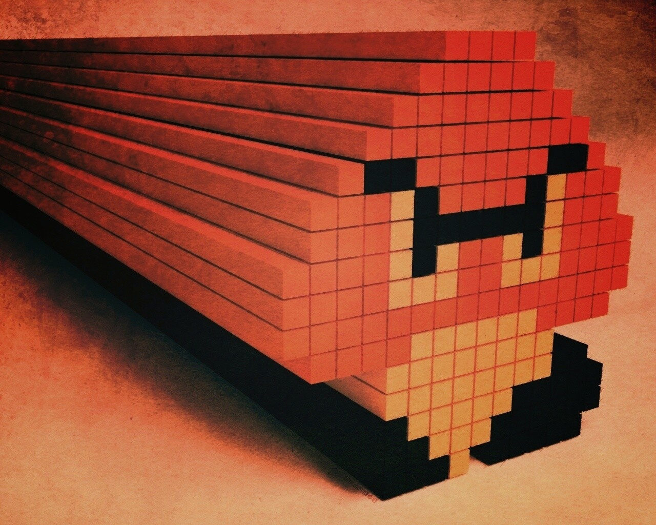 Злой гриб из марио обои