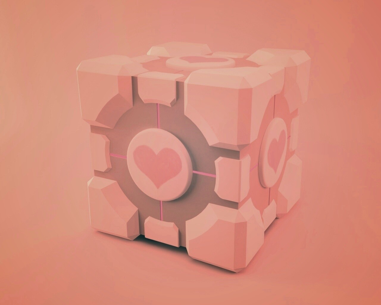 Взвешенный куб-компаньон обои