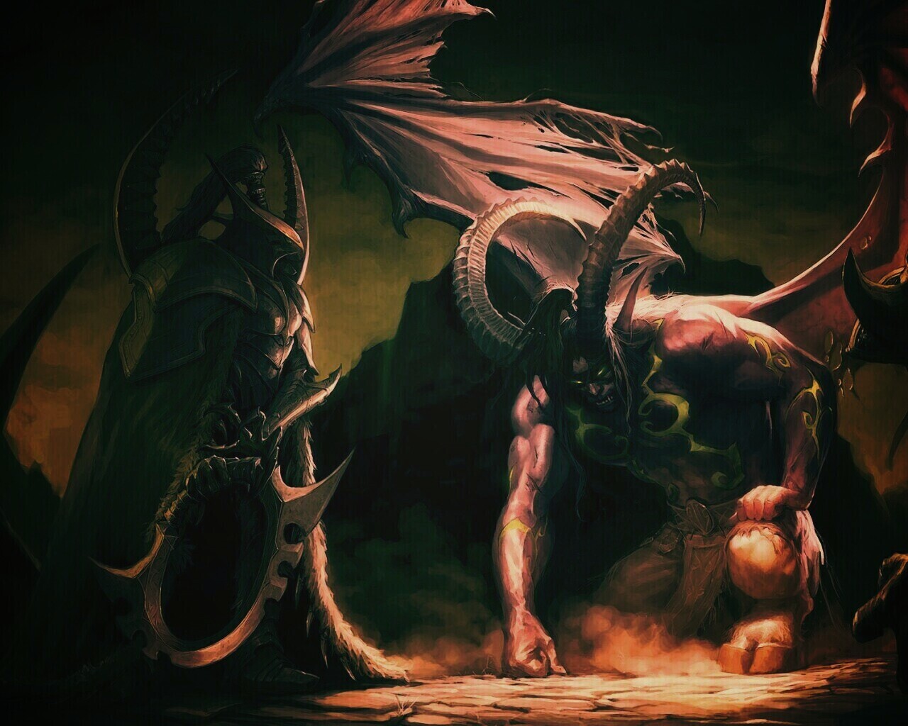 Иллидан из War Craft обои