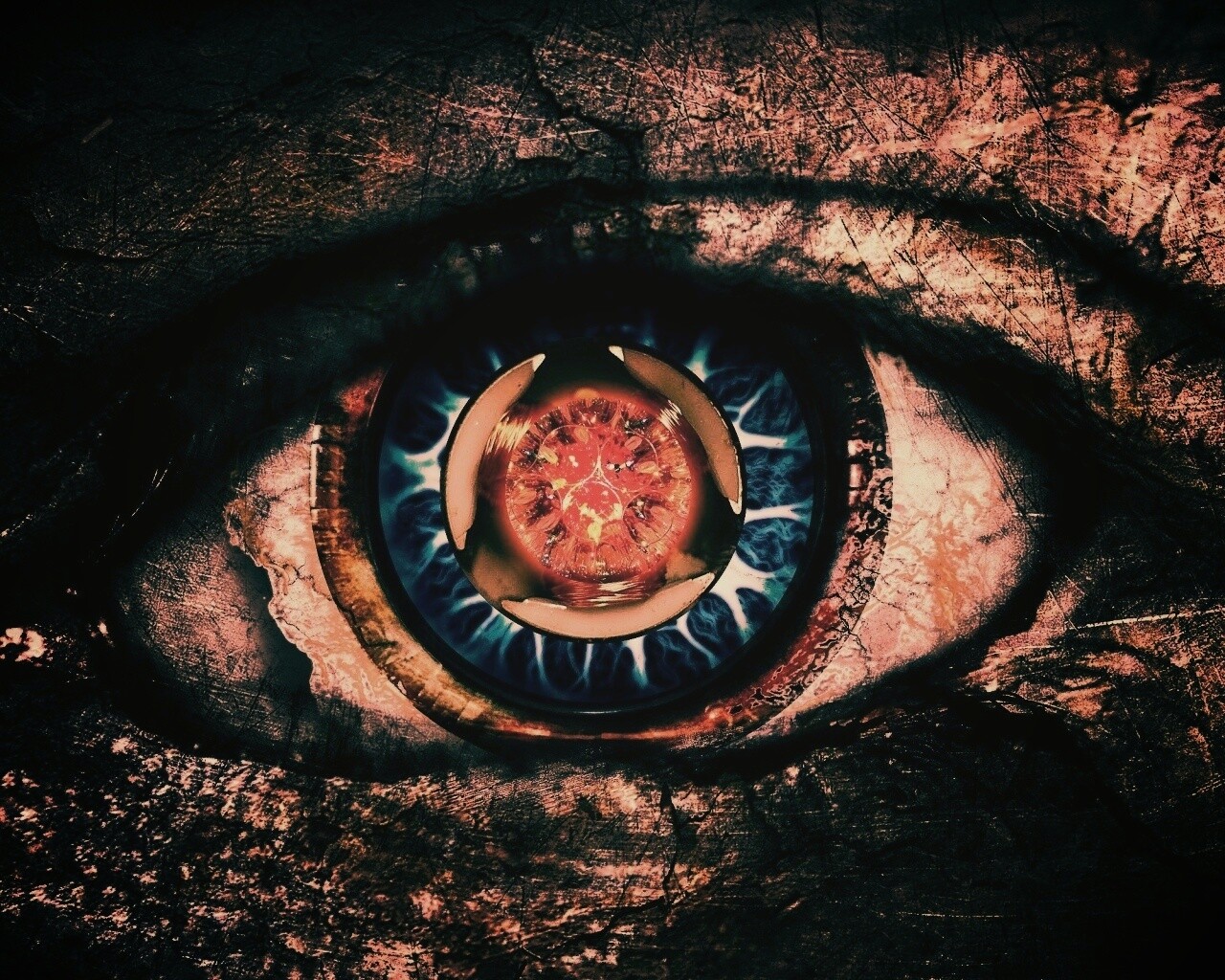 Каменный глаз обои