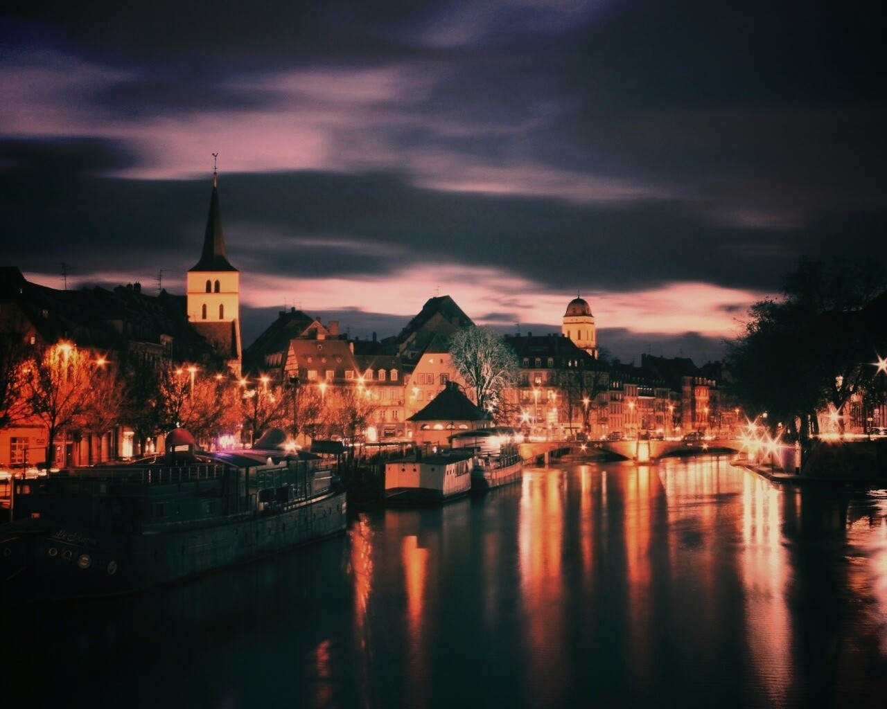 Город Страсбург обои