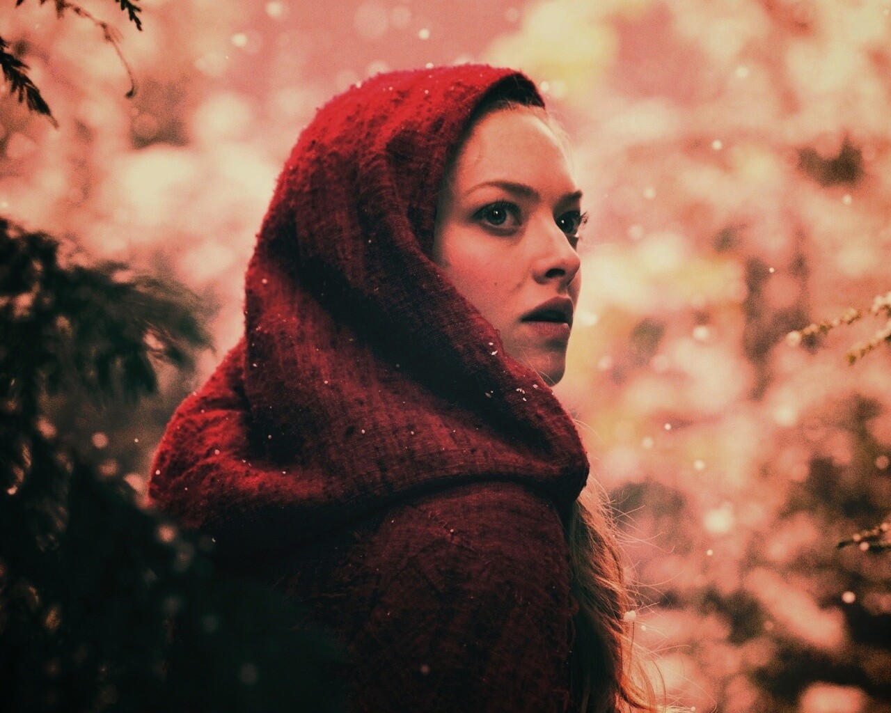 Amanda Seyfried in Red Riding Hood обои