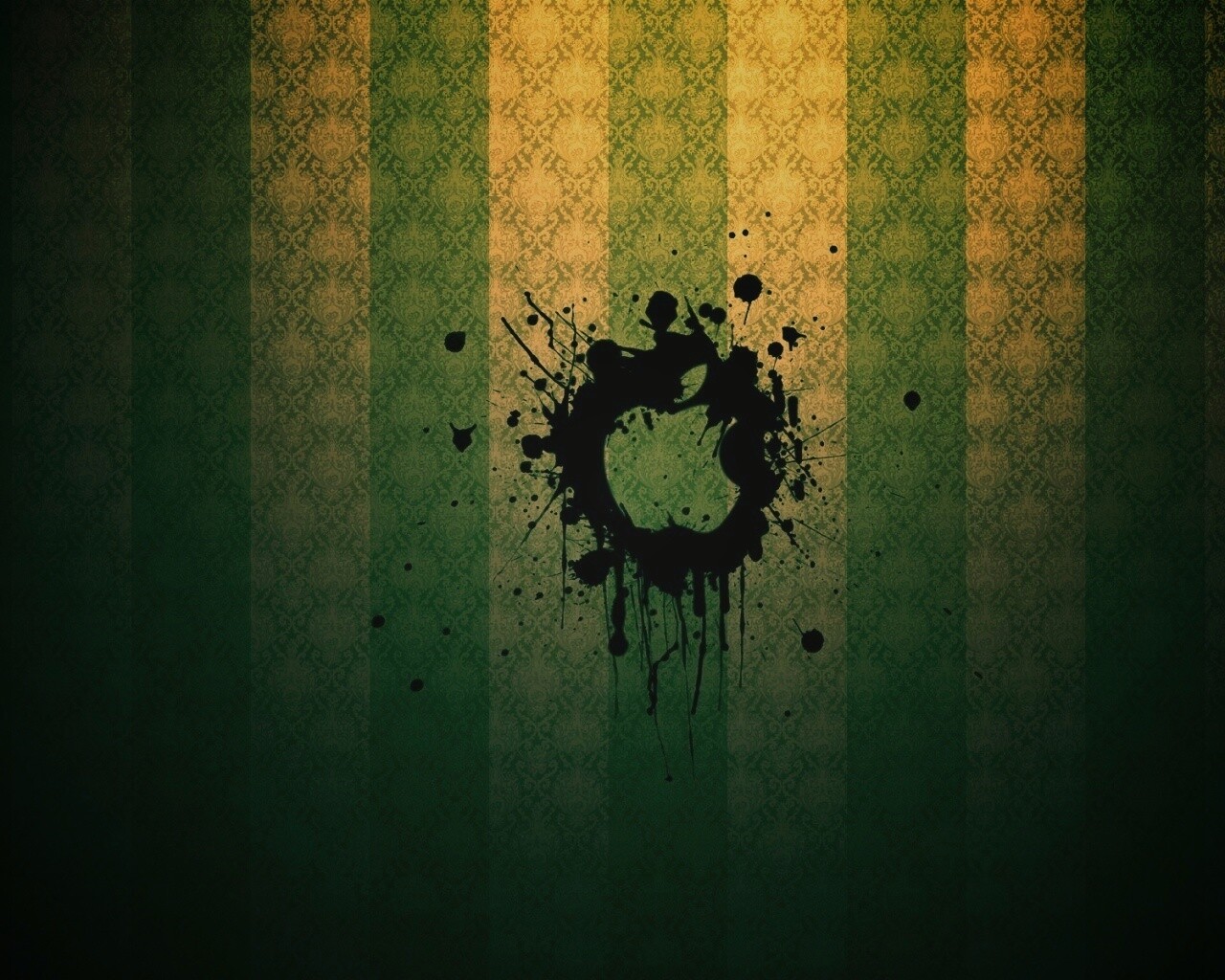 Логотип Apple на обоях обои