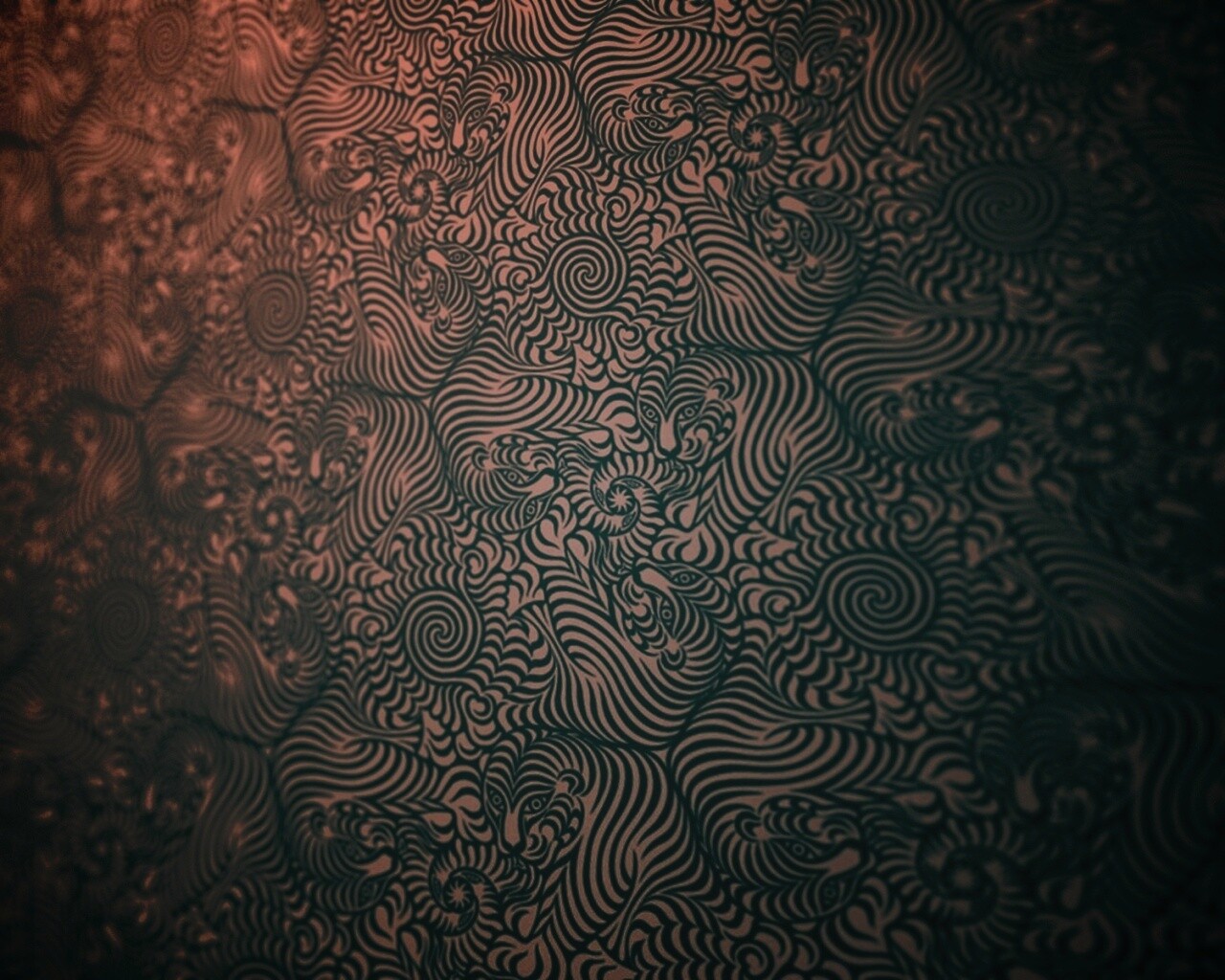 Узор с тиграми обои