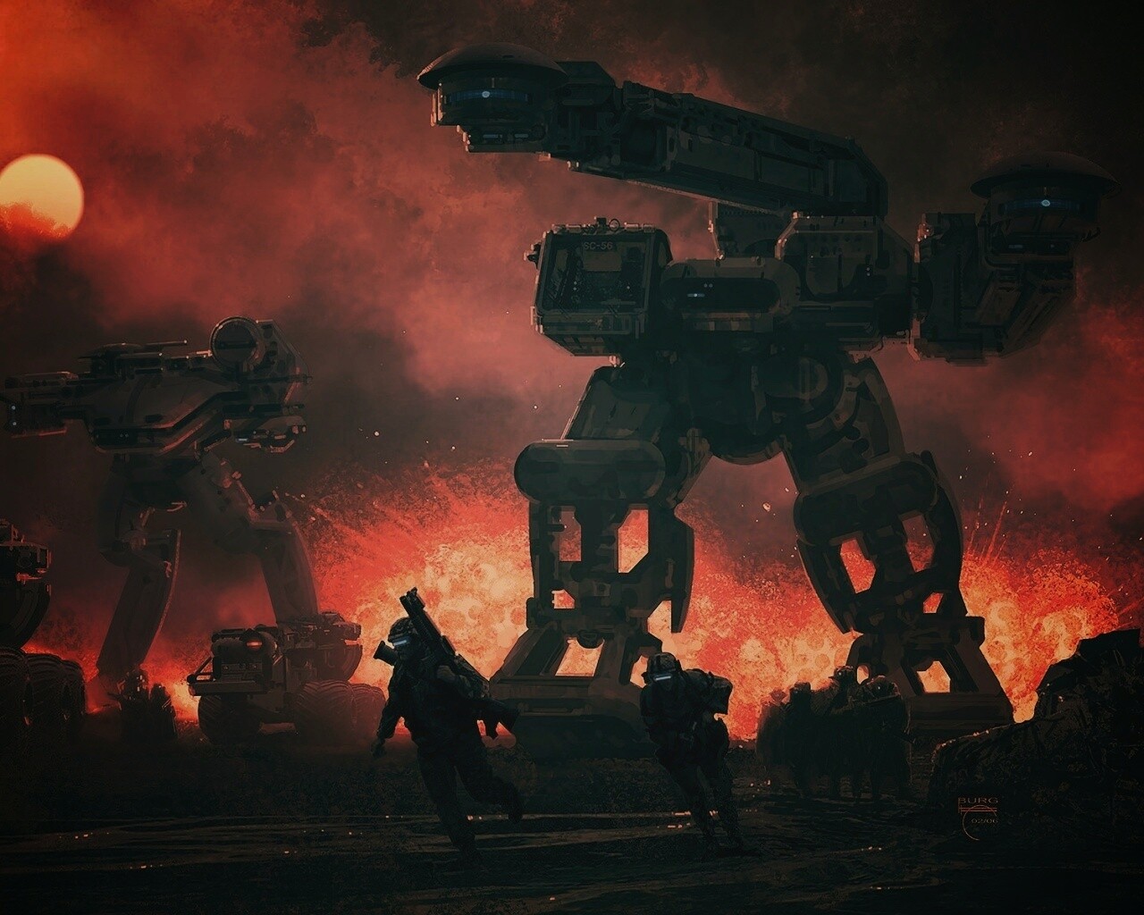 Война будущего обои