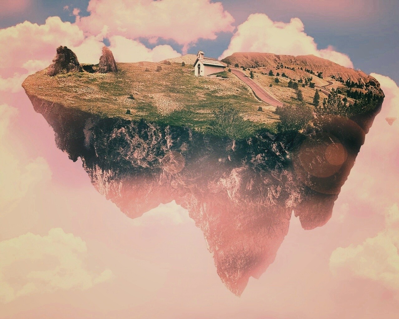 Летающий острв обои