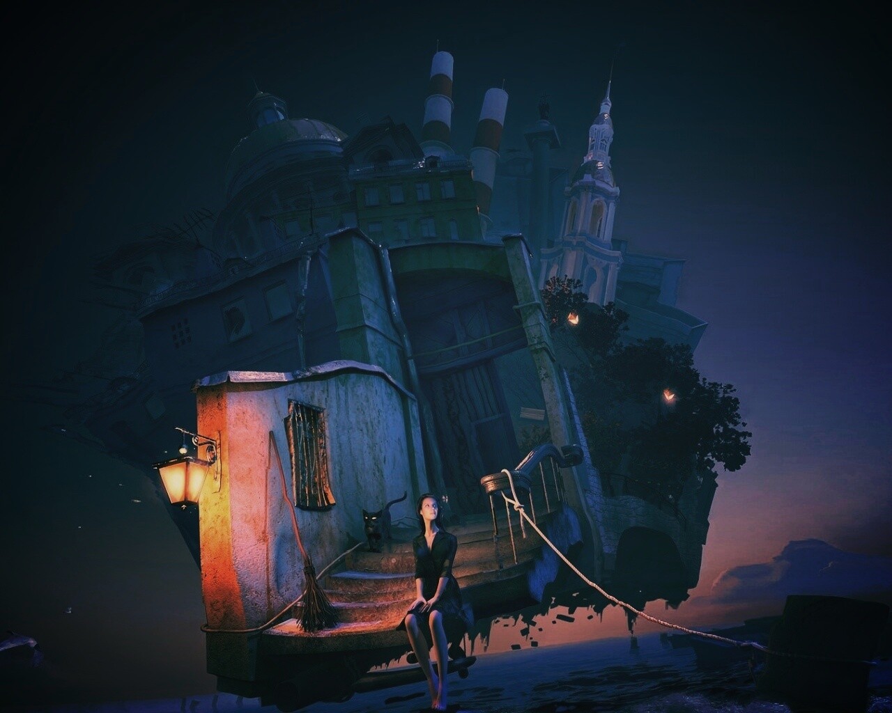 Мрачный Питер обои