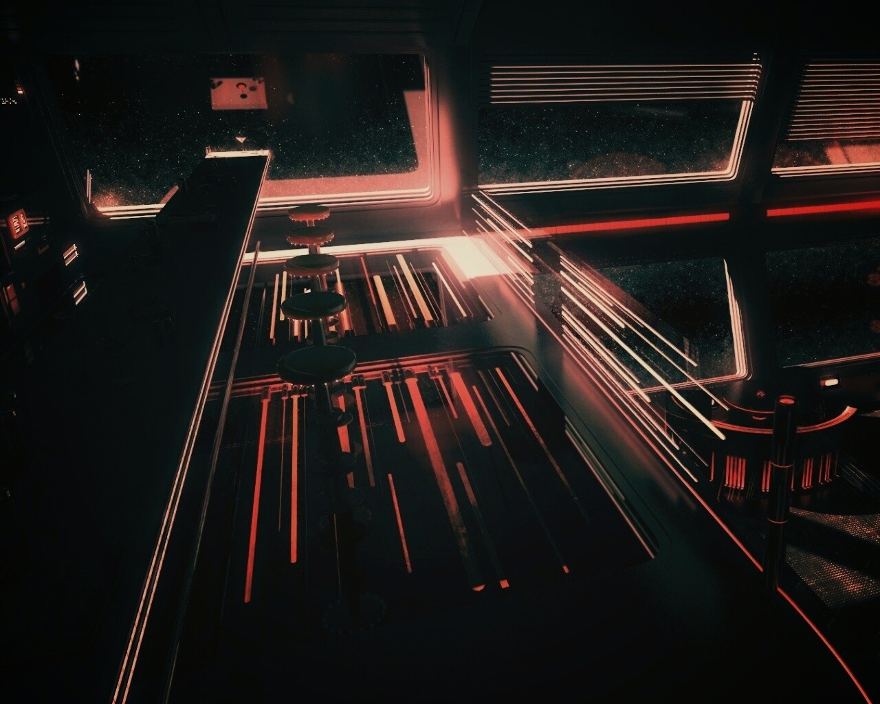 Космический бар обои