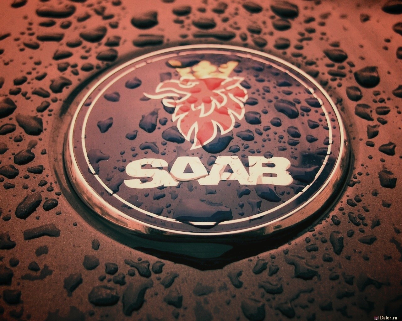 Логотип Saab обои