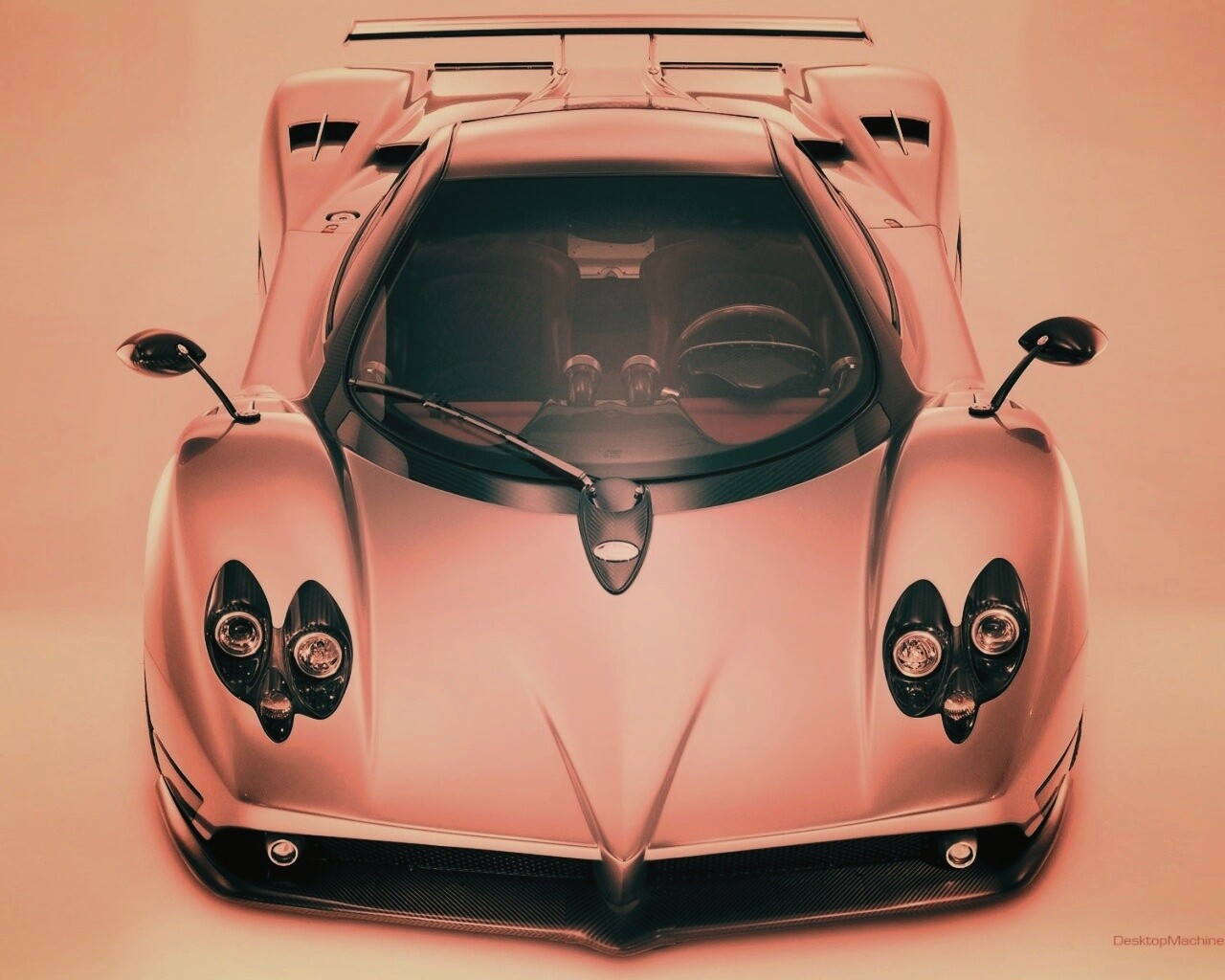 Pagani Zonda спереди обои