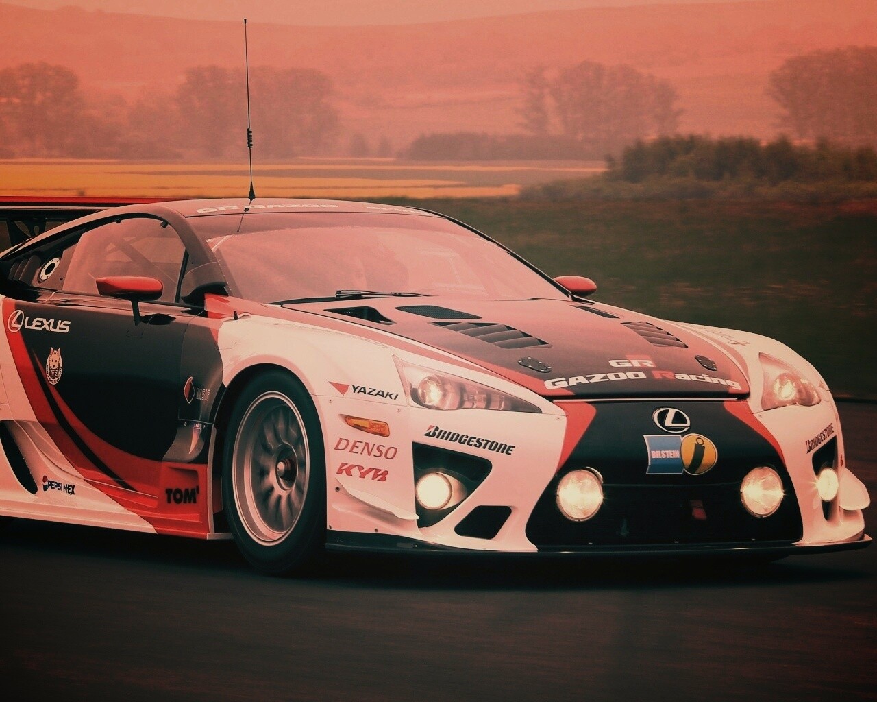 Гоночный Лексус обои