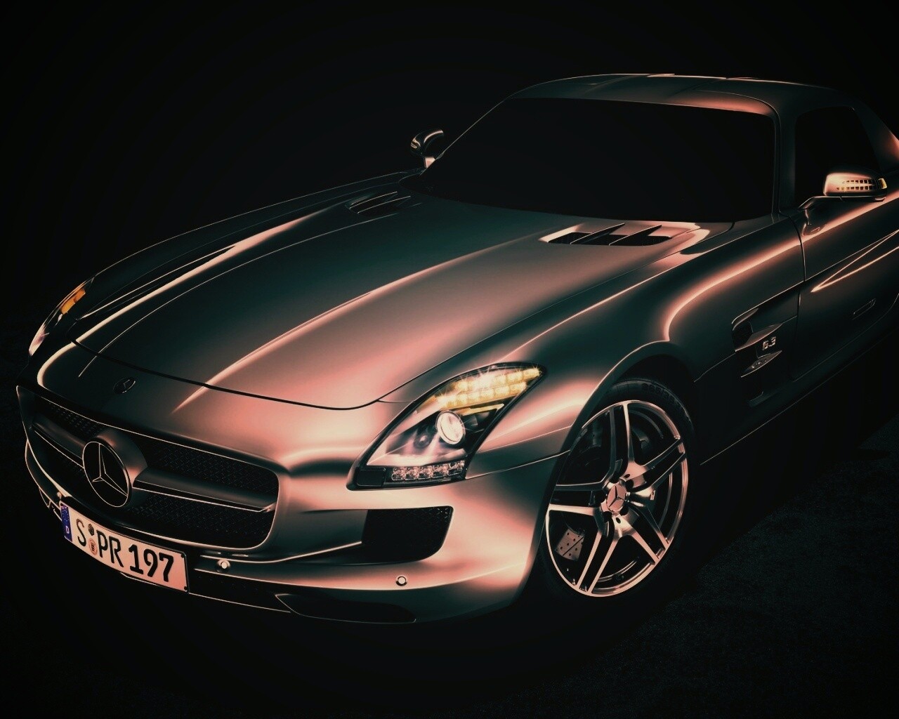 Mercedes SLS обои