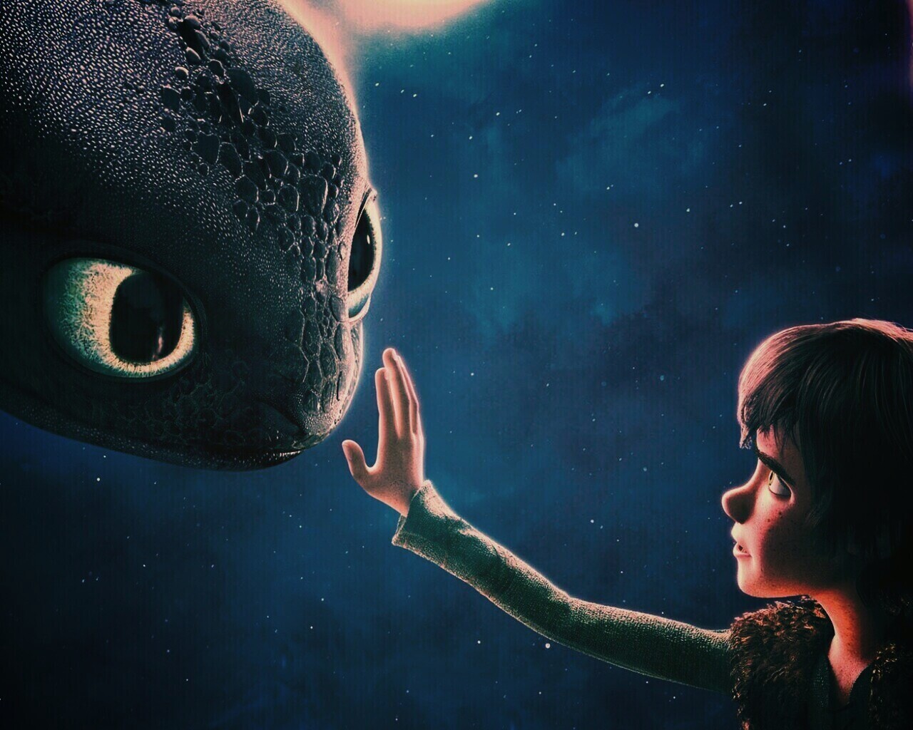 Как приручить дракона обои