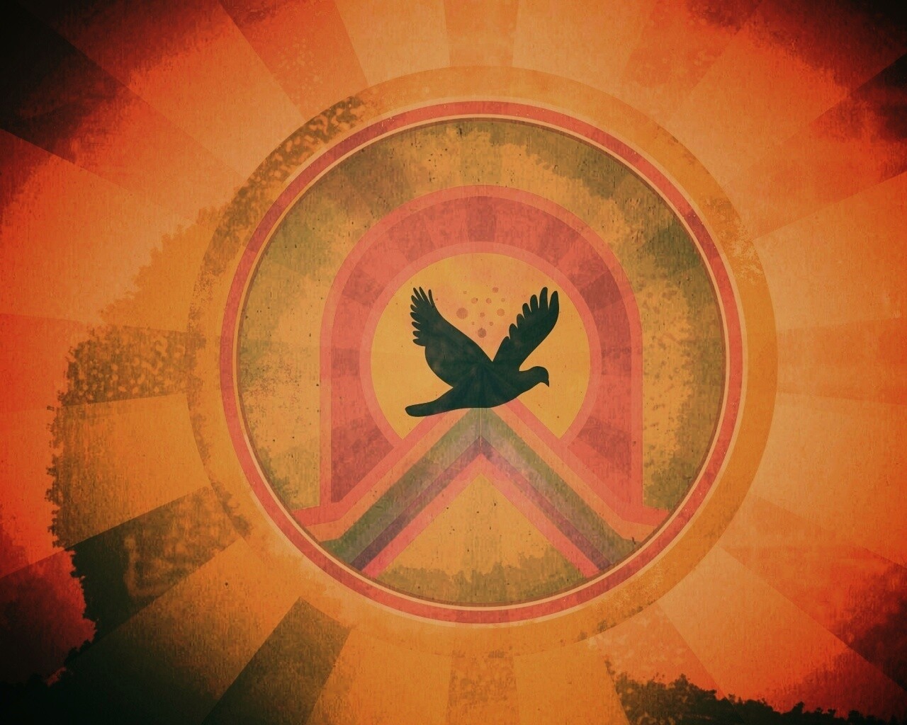 Голубь мира обои