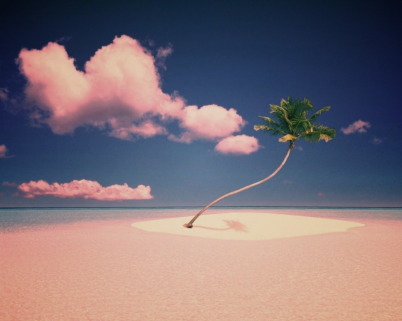 Идеальный пальмовый остров обои