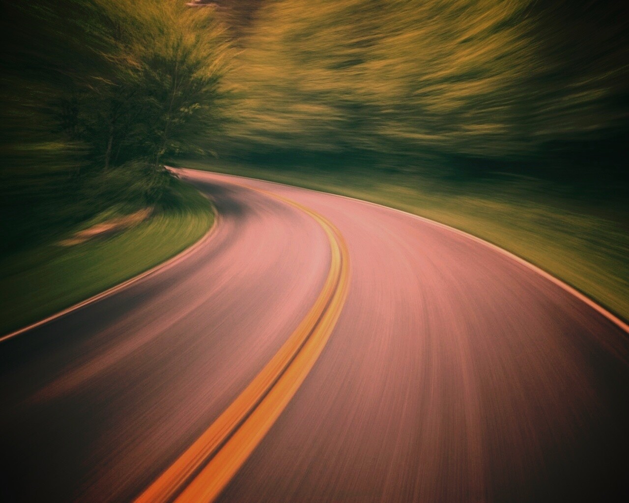 В движении обои