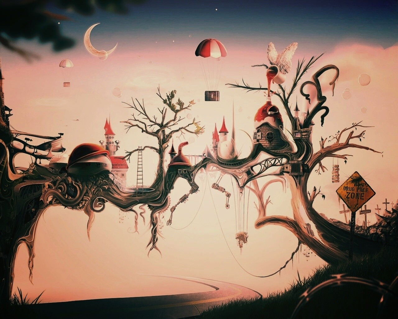 Свободная от наркотиков зона обои