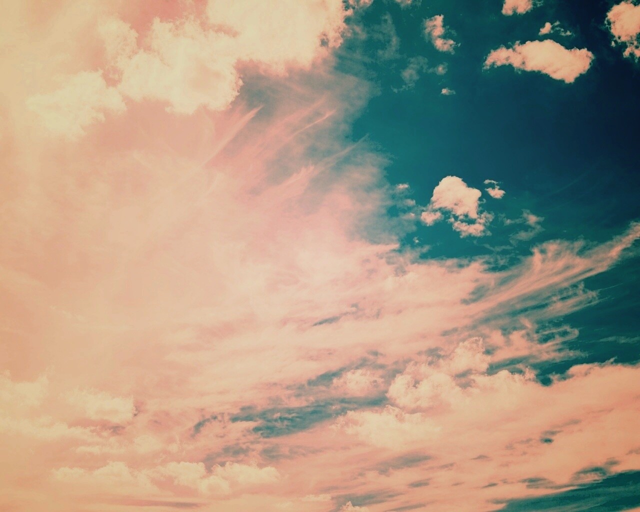 Голубое небо обои