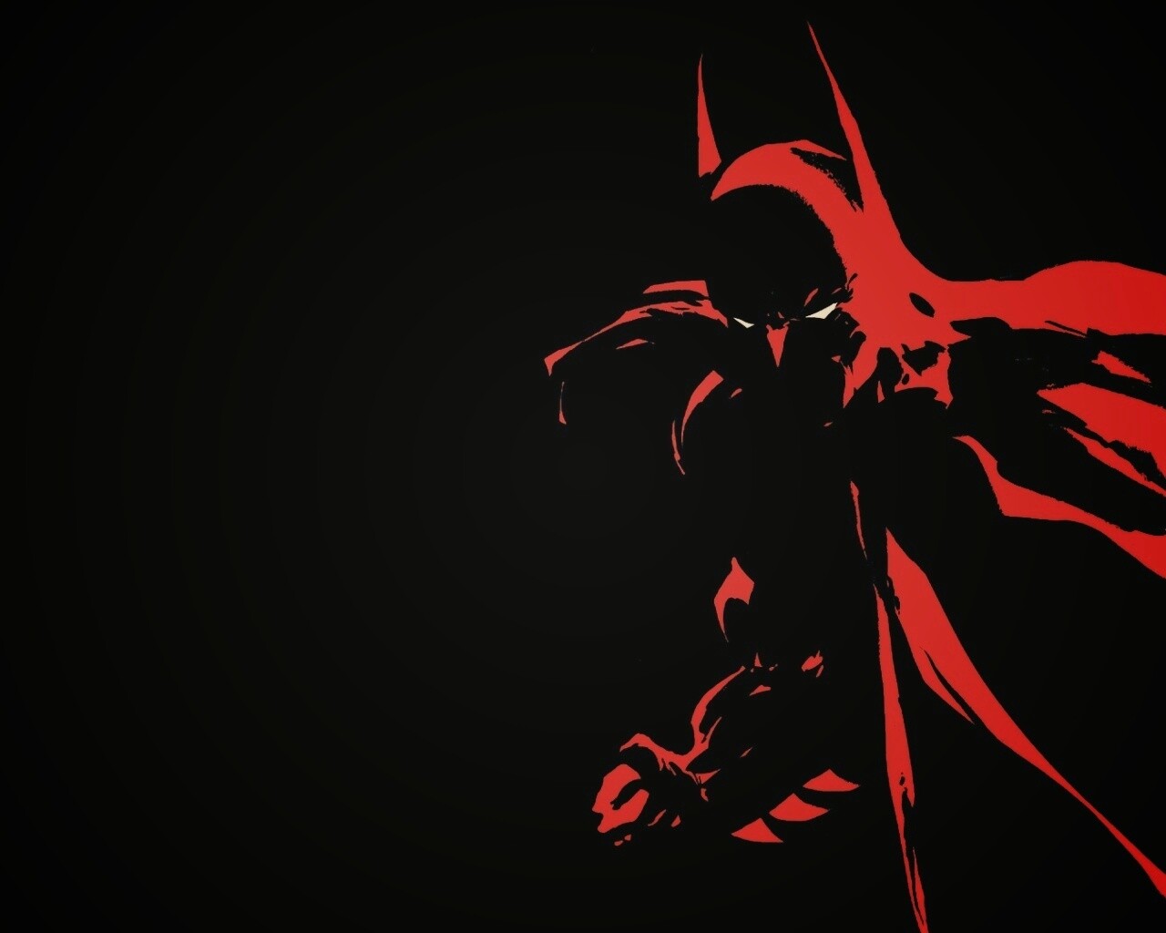 Красный Бэтмен обои