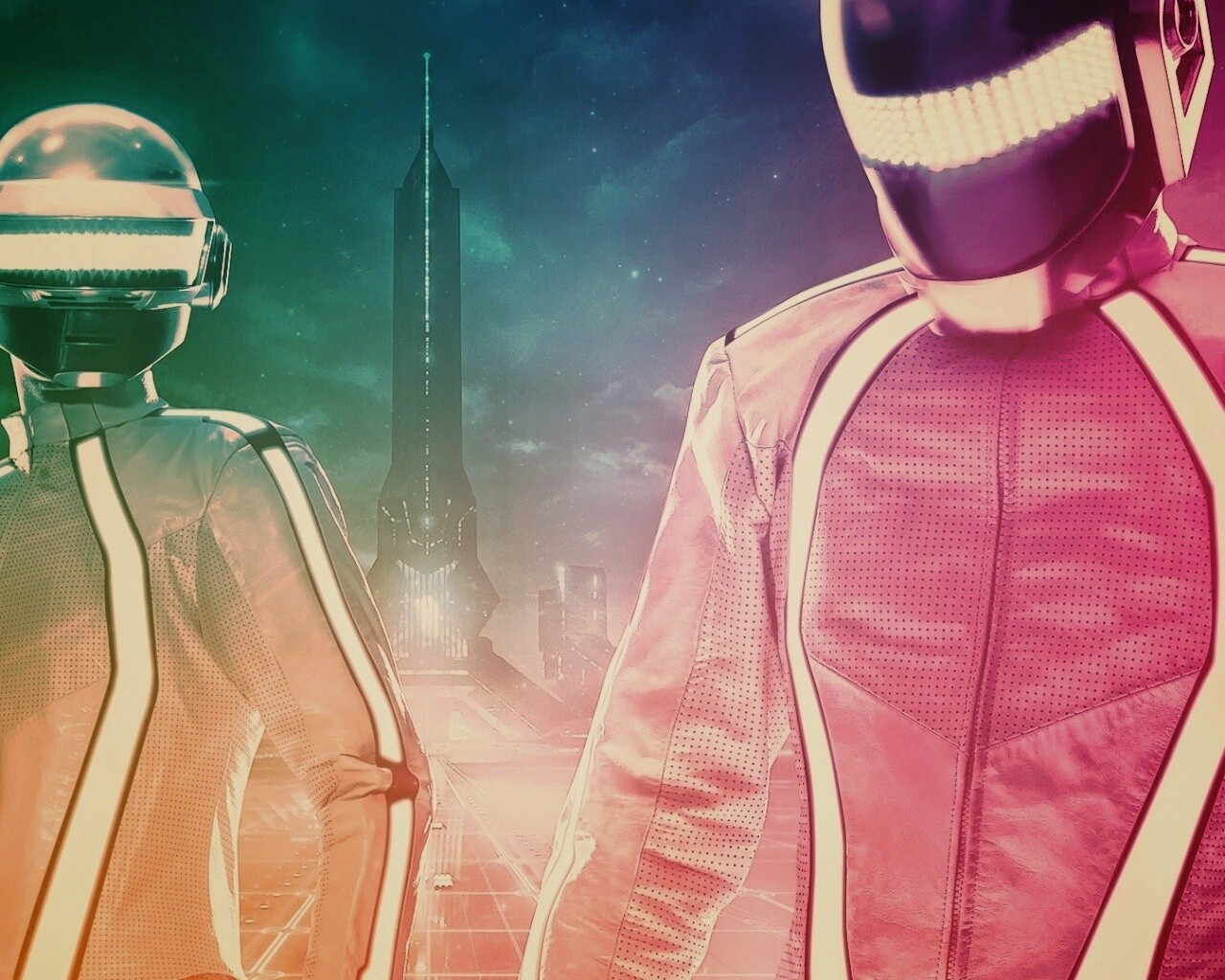 Daft Punk в фильме TRON обои