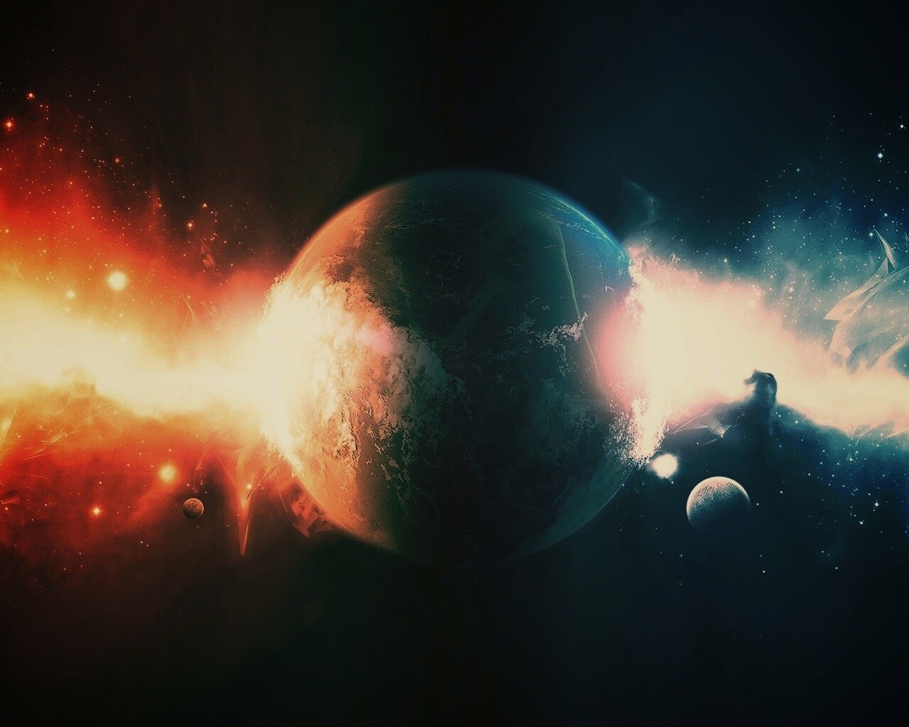 Между холодом и жаром обои