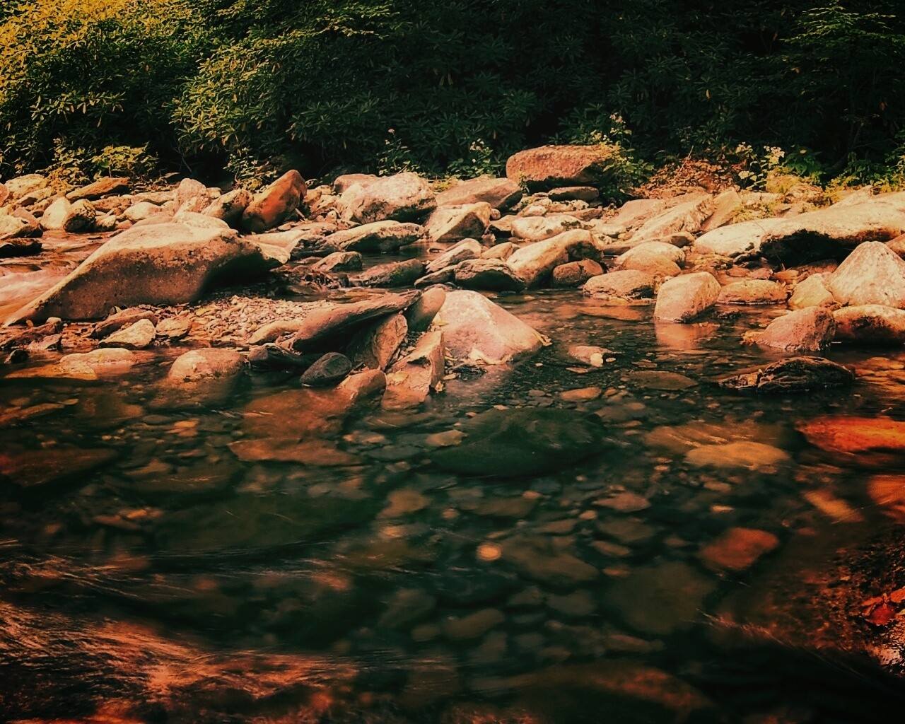 Гораня река обои