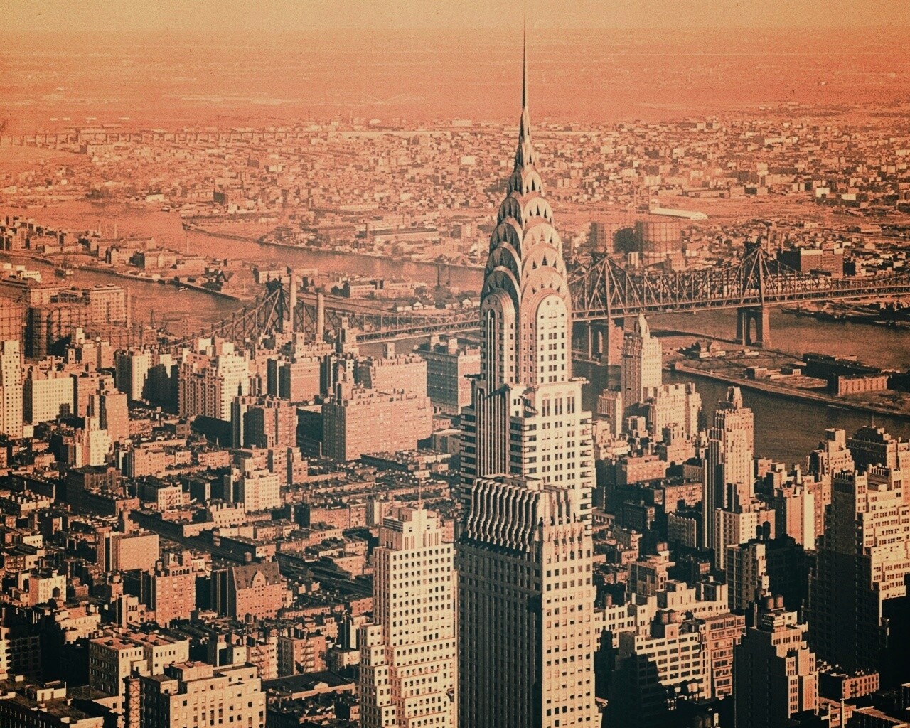 Панорама Нью-Йорка обои