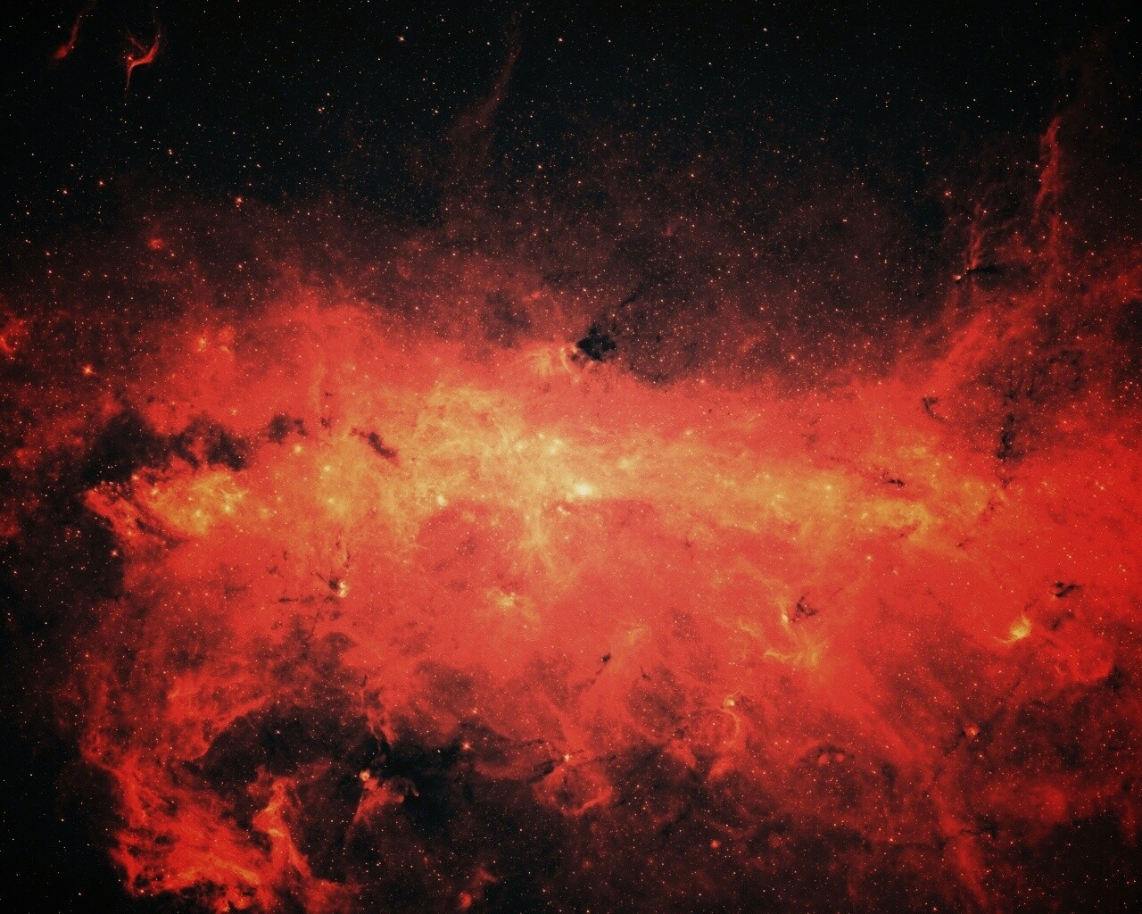 Кроваво-красная бездна обои