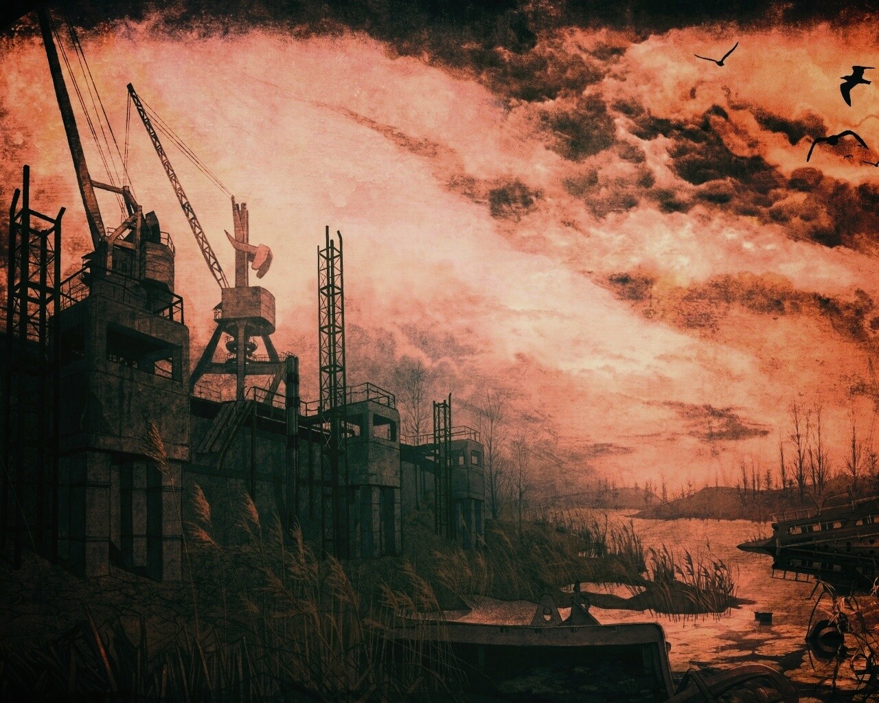 Панорама из Сталкера обои