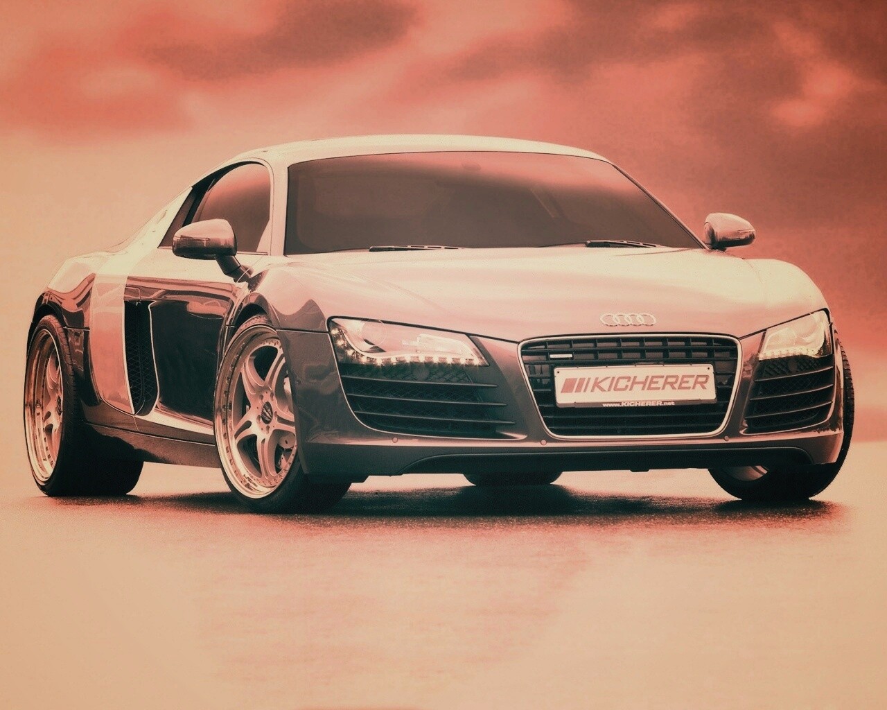 Ауди R8 металлик обои