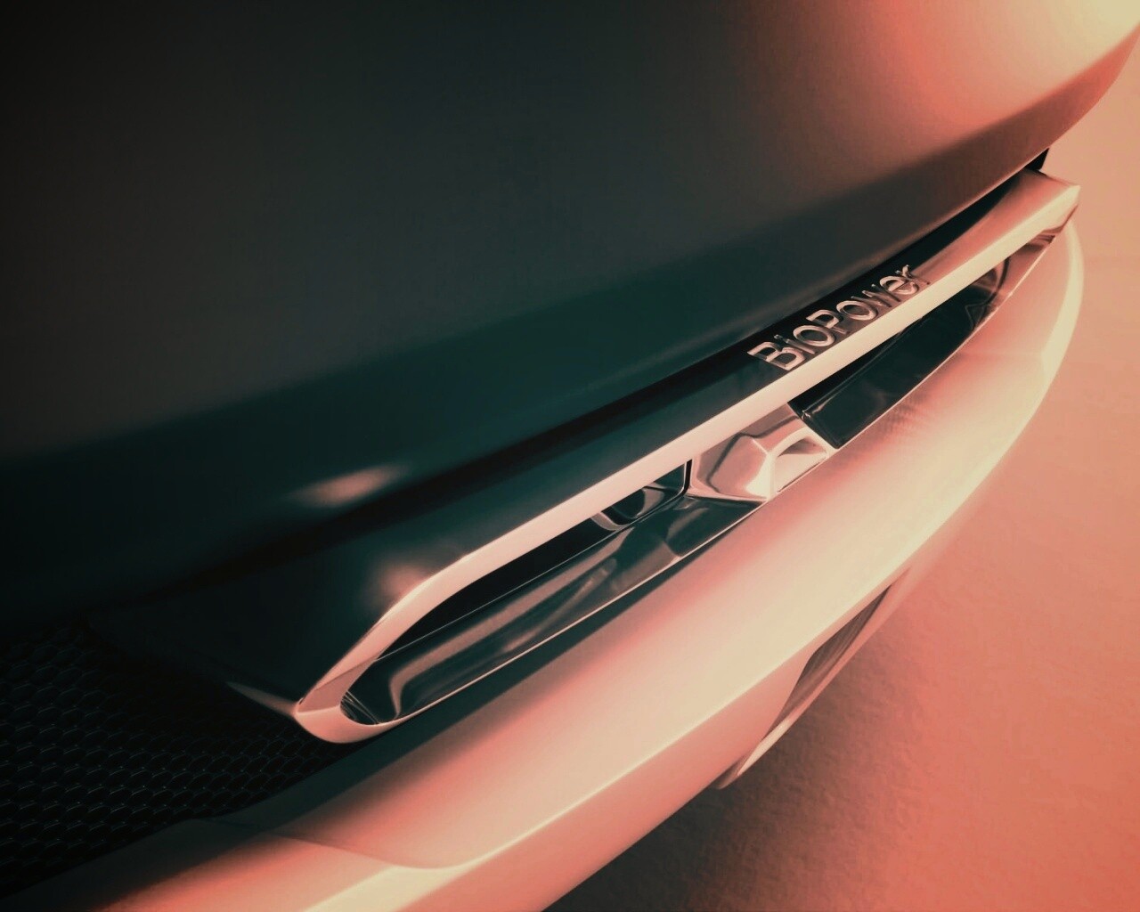 Хромированный бампер обои